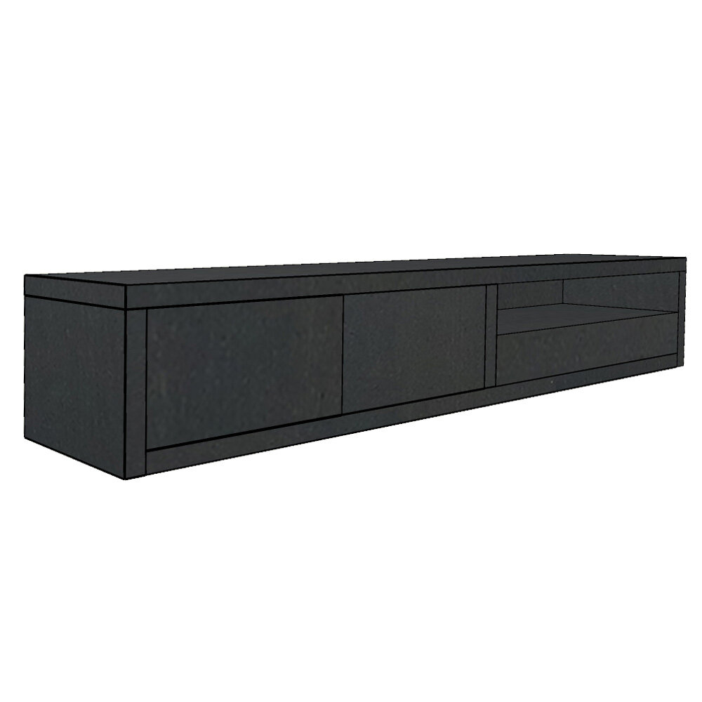 TV Dressoir Type-XIII & XIV 240 cm VAN DRIFT